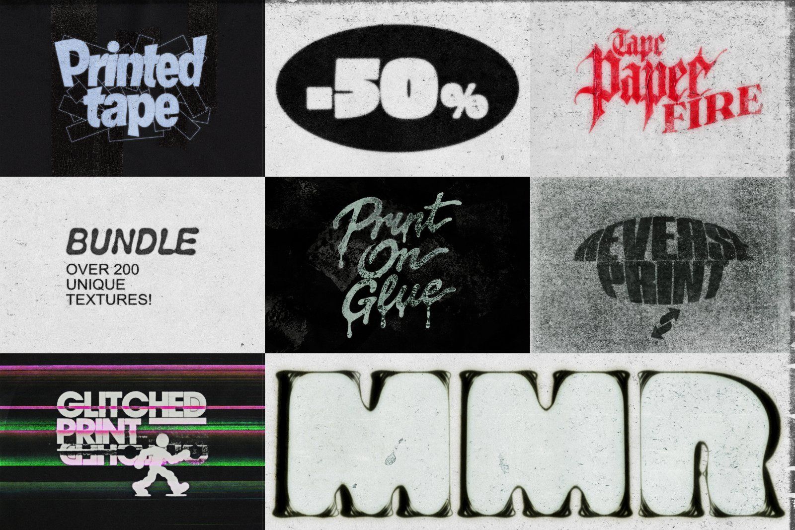 MMR: Mixed media textures bundle — image 1