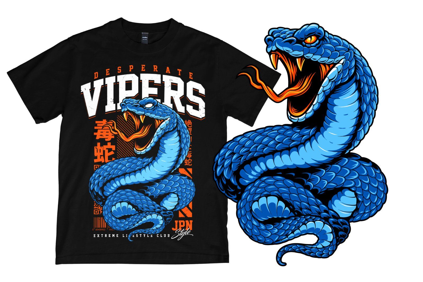 Snake Mascot Vector Illustration — image 1