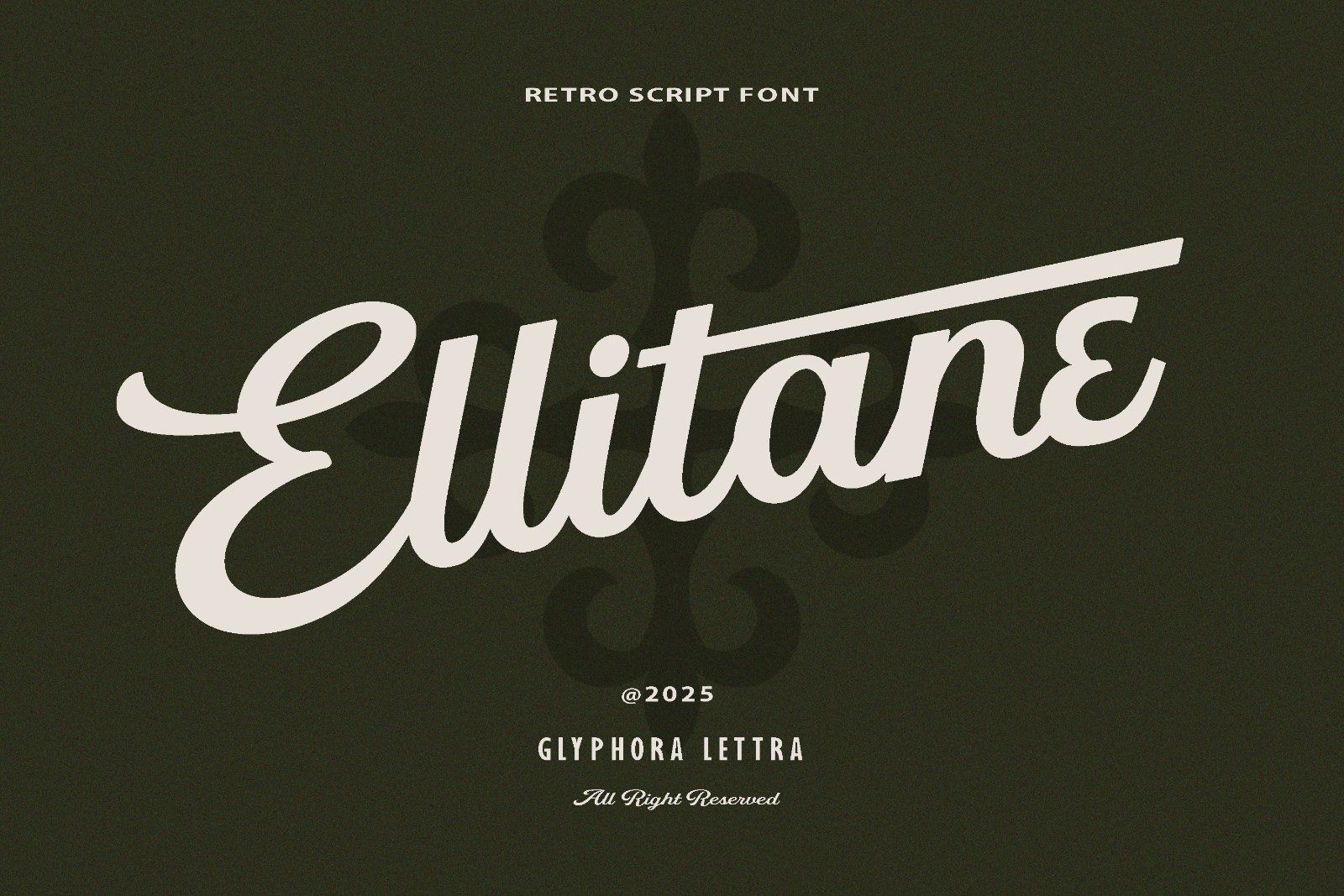 Ellitane - Script Font — image 1