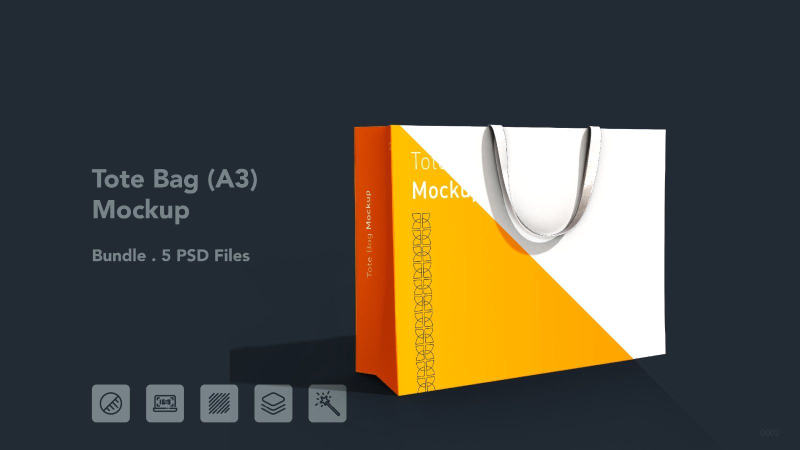 Paper Bag Mockup Bundle – 5 PSD Files, Shopping Bag Mockup, Tote Bag — image 1
