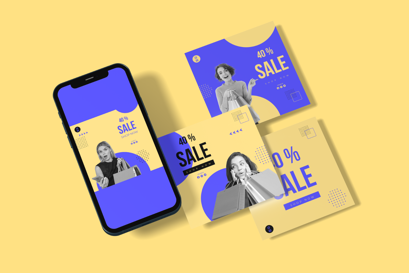 Shopping - Social Media Template-22-054 — image 2