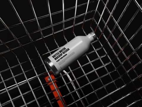 Water Bottle Mockup