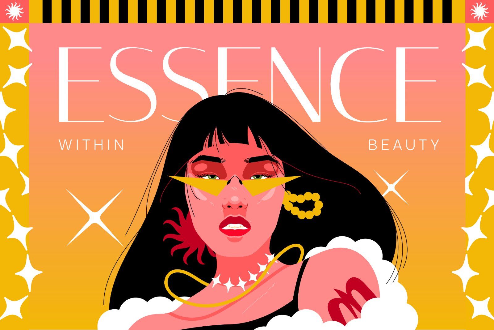 Flat Fashion Week Fullset Illustration — image 1