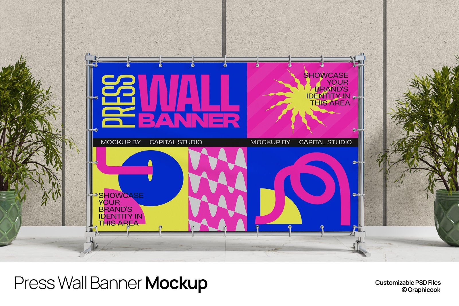 Press Wall Banner Mockup — image 1