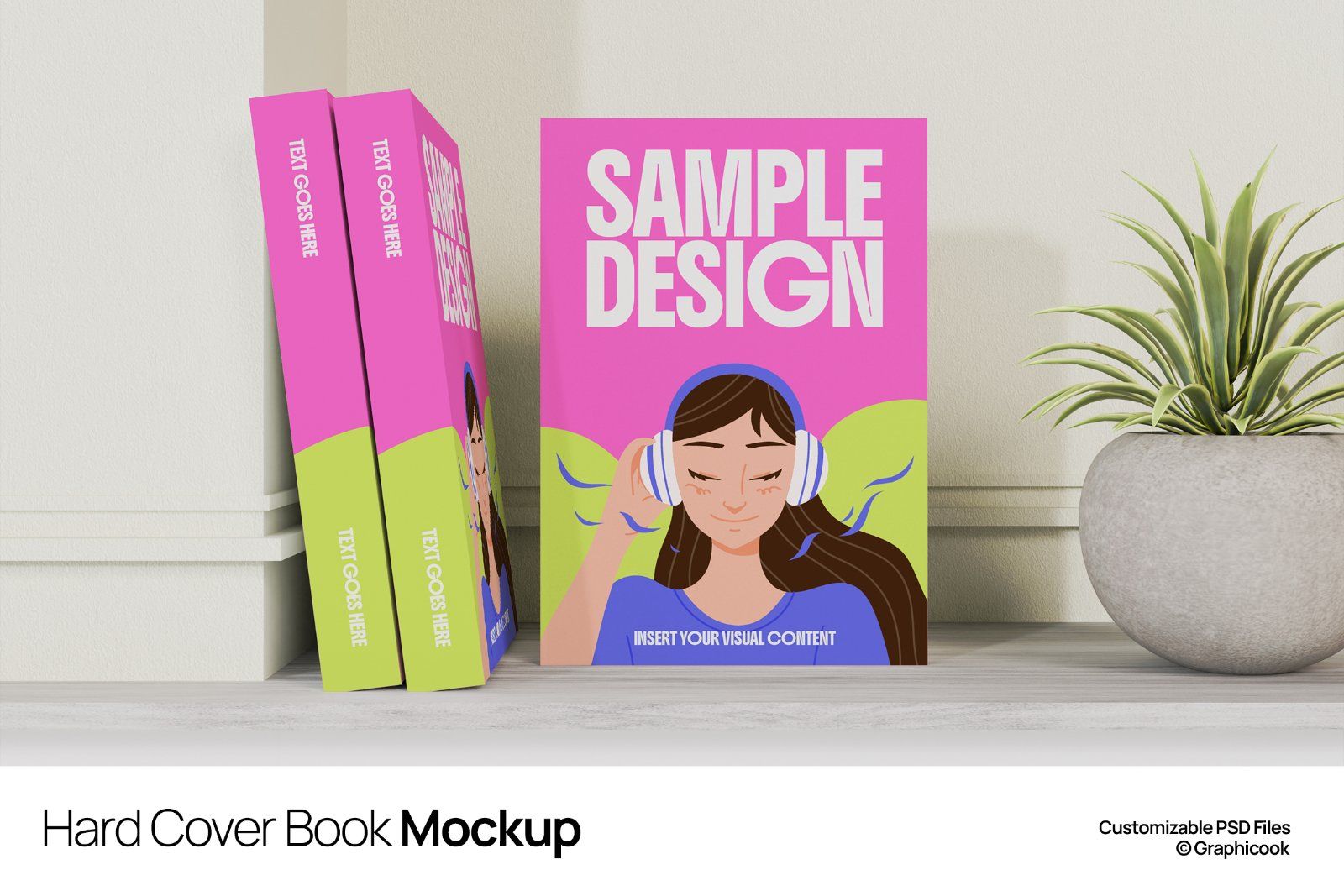 Hard Cover Book Mockup — image 1