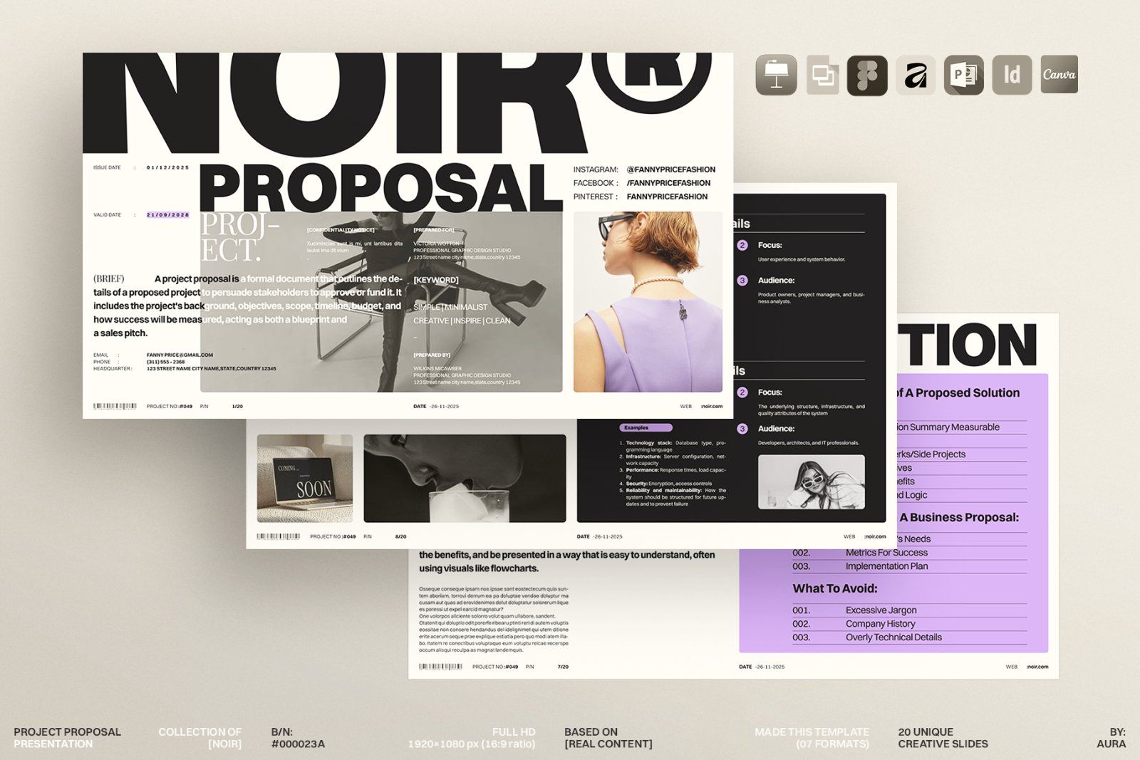 Project Proposal Presentation Template — image 1