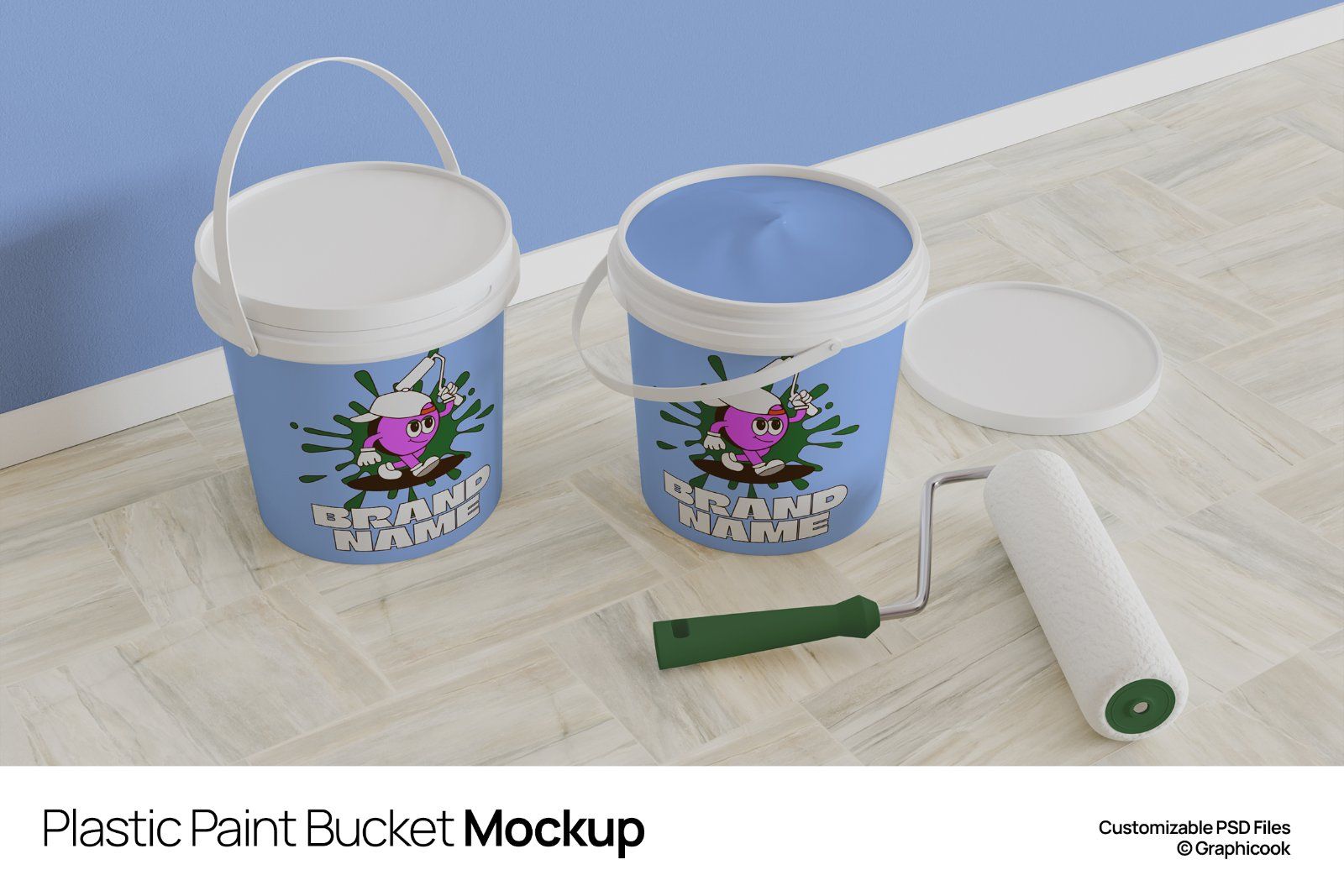Plastic Bucket Mockup — image 1