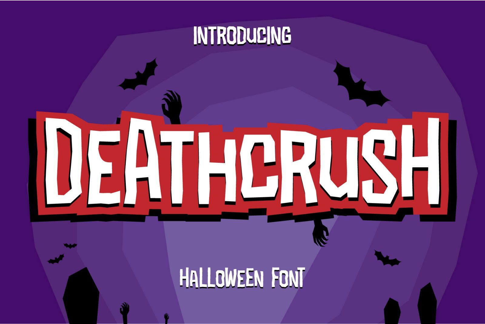 Deathcrush - Display Halloween Font — image 1