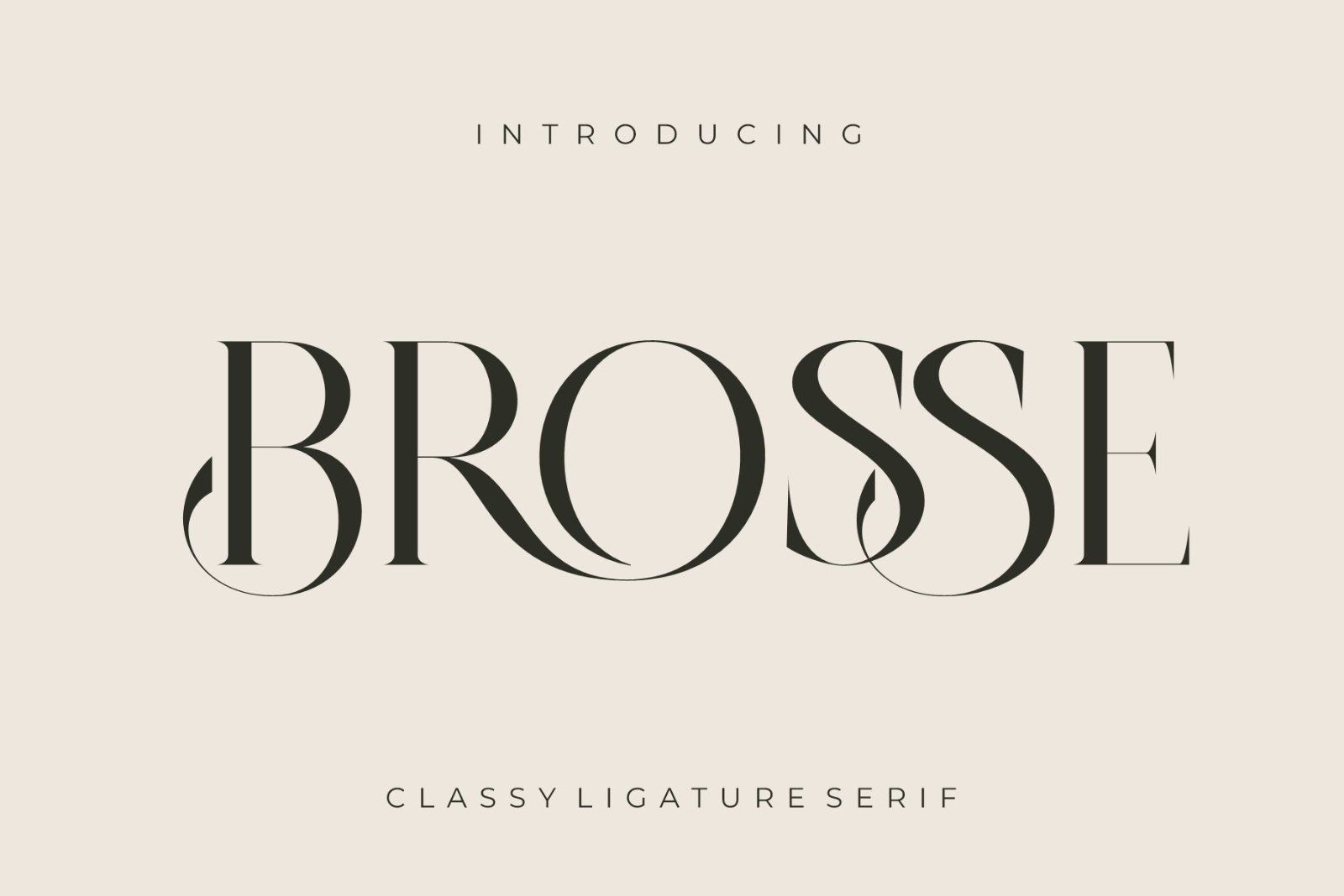 BROSSE Classy Ligature Serif — image 1