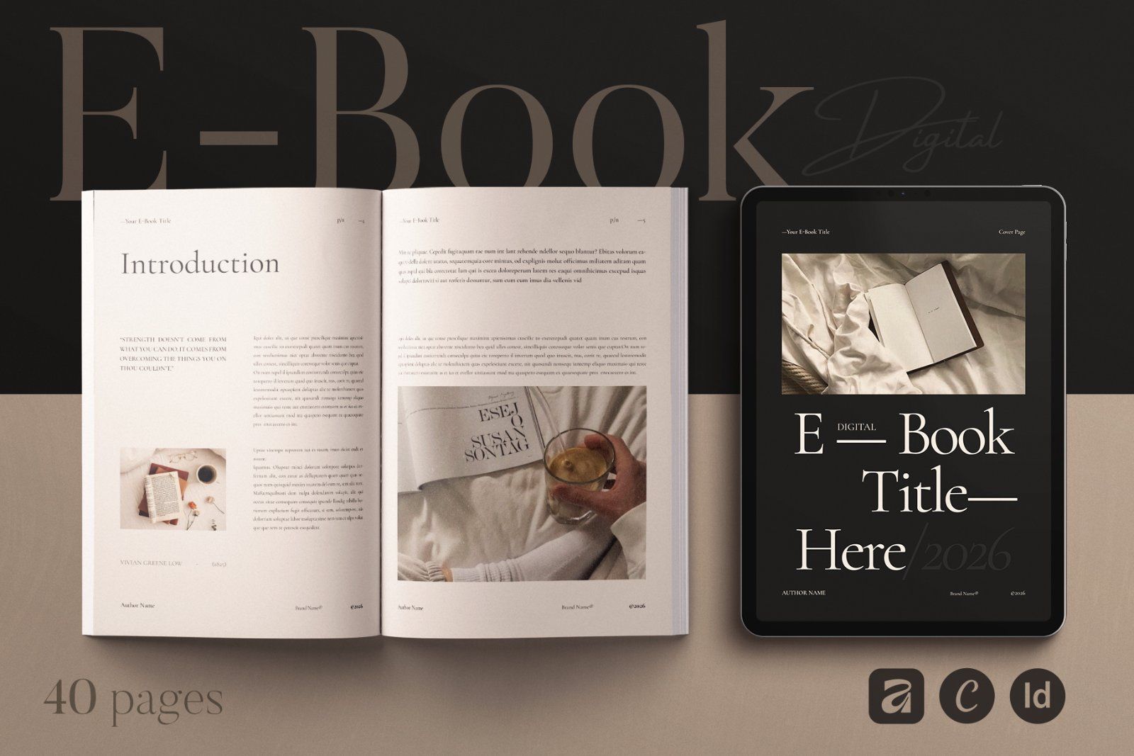 Digital E-Book Design Template — image 1