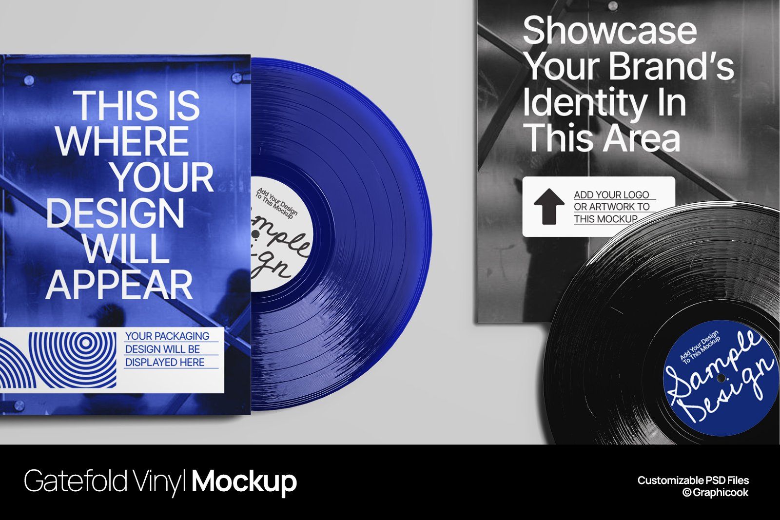 Gatefold Vinyl Mockup — image 1