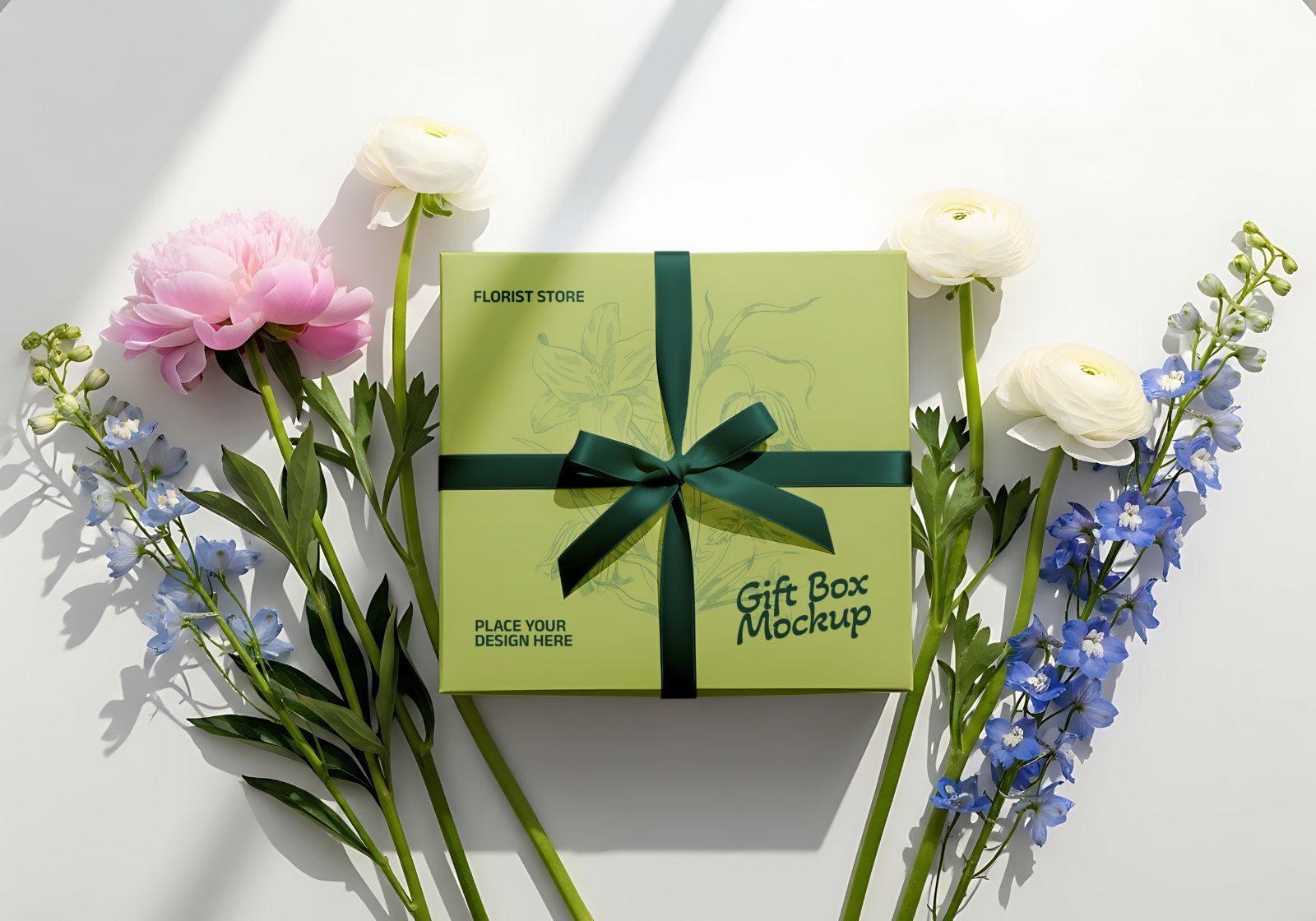 Premium Decorative Flower Shop Branding Mockup Bundle – 15 Aesthetic PSD Scenes for Florist Identity — image 11