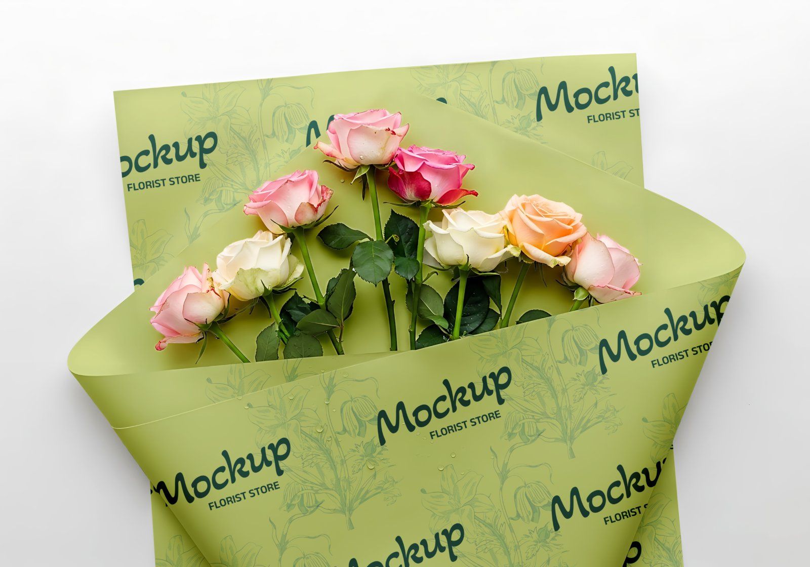 Premium Decorative Flower Shop Branding Mockup Bundle – 15 Aesthetic PSD Scenes for Florist Identity — image 9