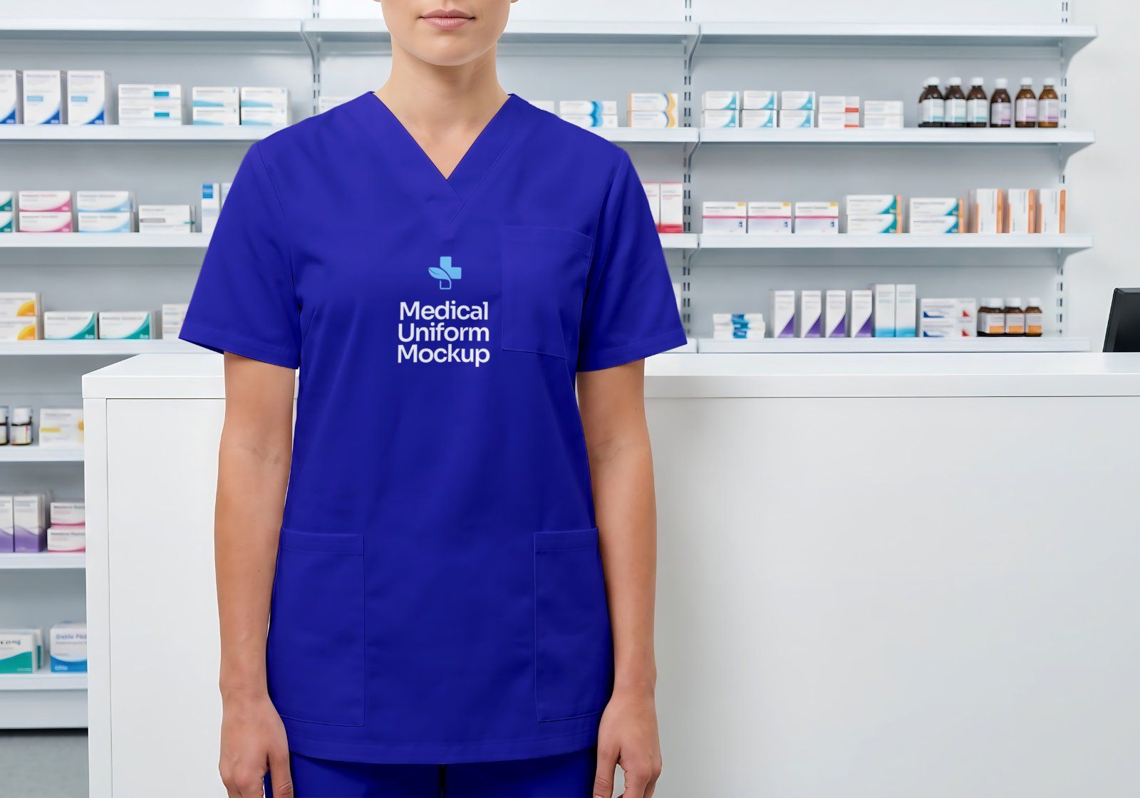 Premium Pharmacy Store Branding Mockup Bundle – 15 Professional Medical & Healthcare PSD Scenes — image 18