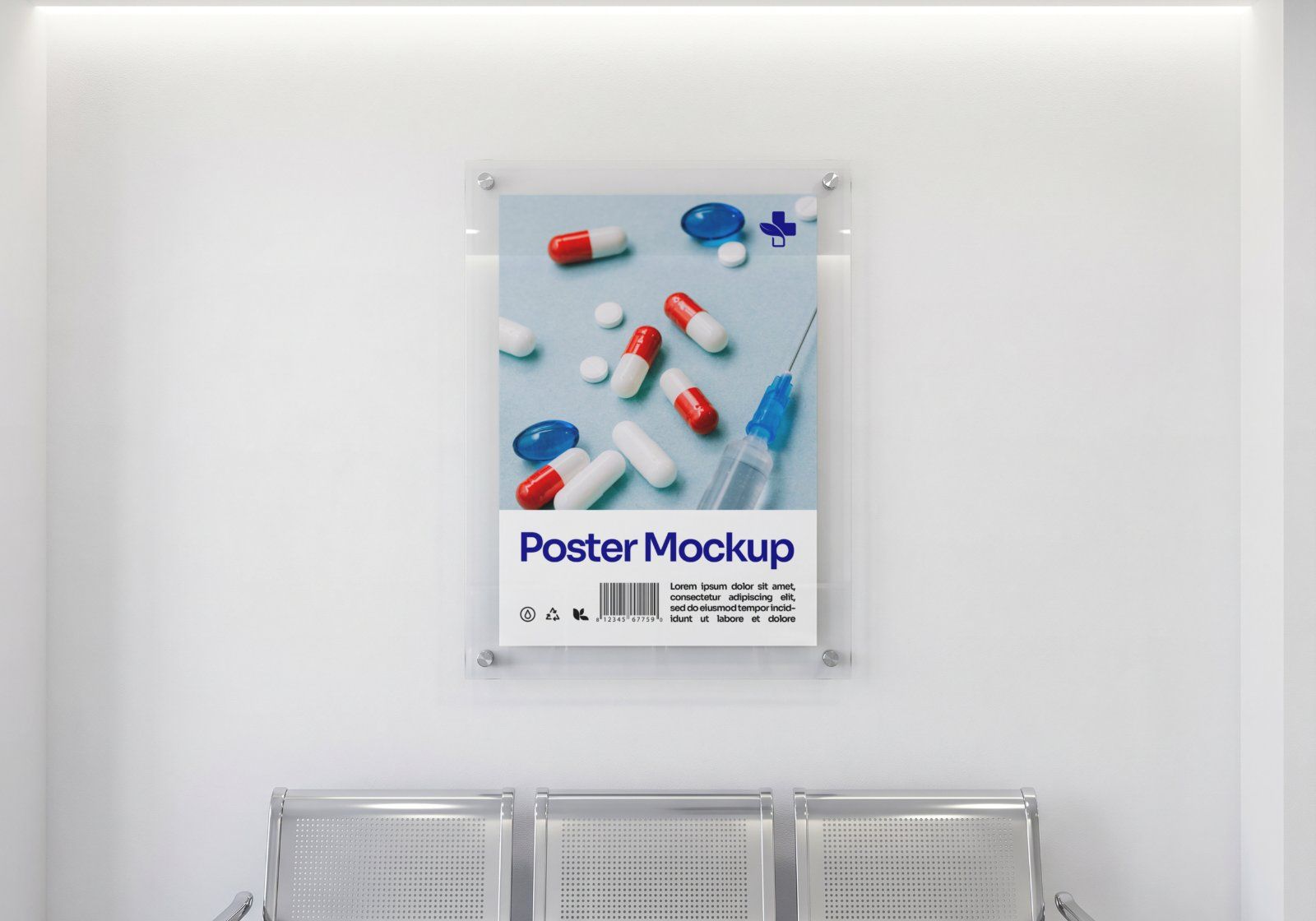 Premium Pharmacy Store Branding Mockup Bundle – 15 Professional Medical & Healthcare PSD Scenes — image 14