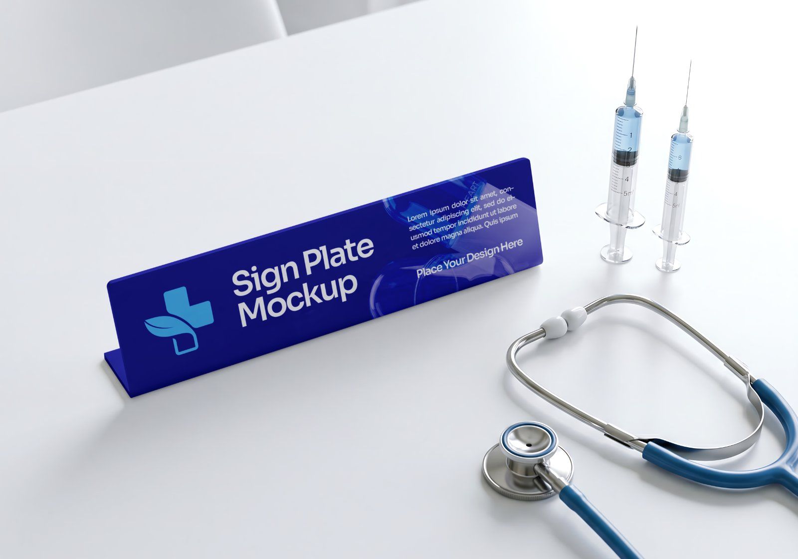 Premium Pharmacy Store Branding Mockup Bundle – 15 Professional Medical & Healthcare PSD Scenes — image 11