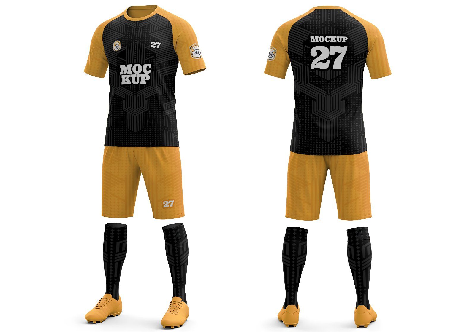 10 PSD Jersey Mockup Bundle – Football, Basketball, Polo, Soccer & Sportswear Uniform Kit — image 9