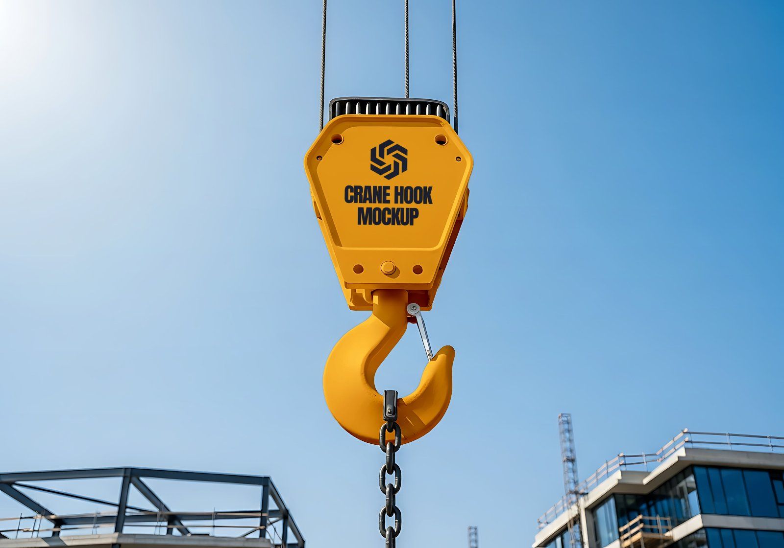 Premium Yellow Construction Site Mockup — image 2