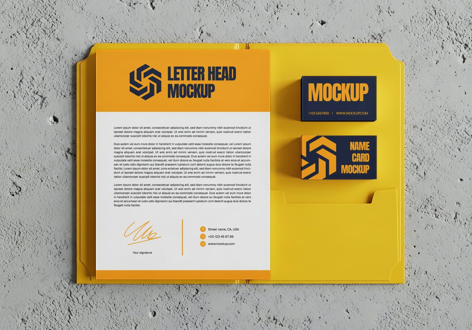 Premium Yellow Construction Site Mockup — image 14