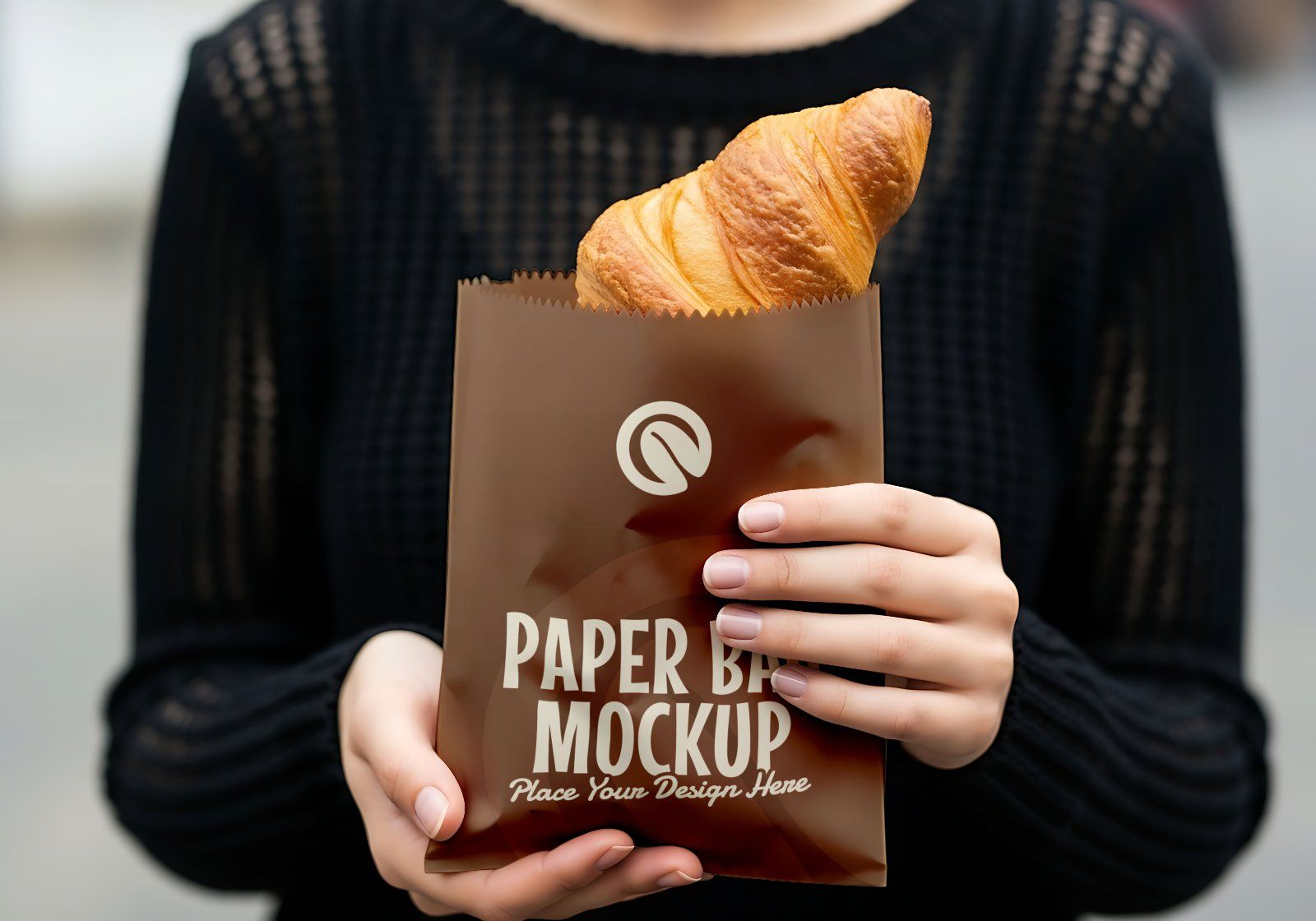 Premium Branding Cozy Black Coffee Shop Mockup — image 2
