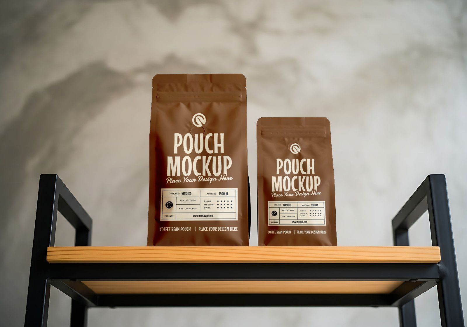 Premium Branding Cozy Black Coffee Shop Mockup — image 9