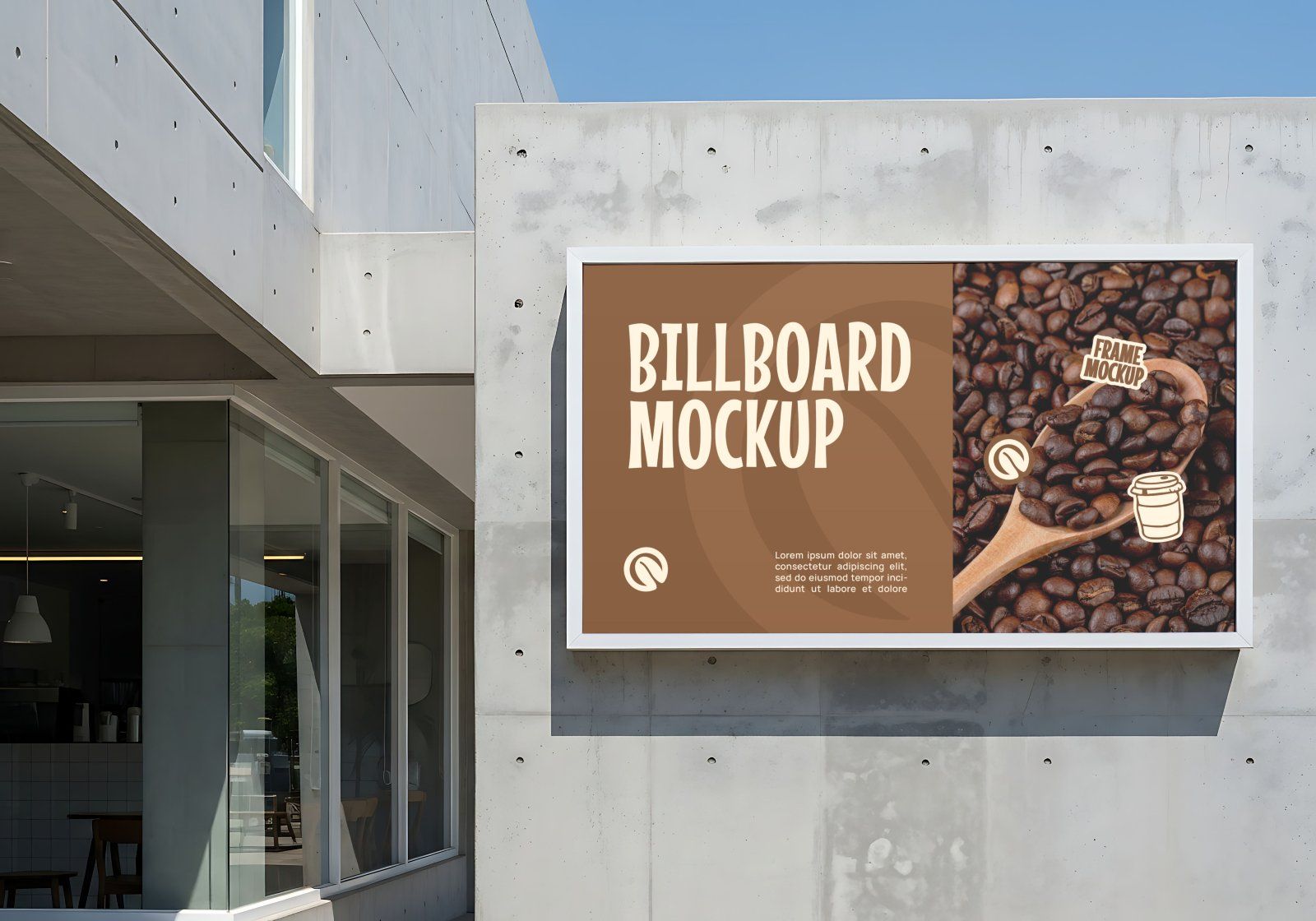 Premium Branding Cozy Black Coffee Shop Mockup — image 11