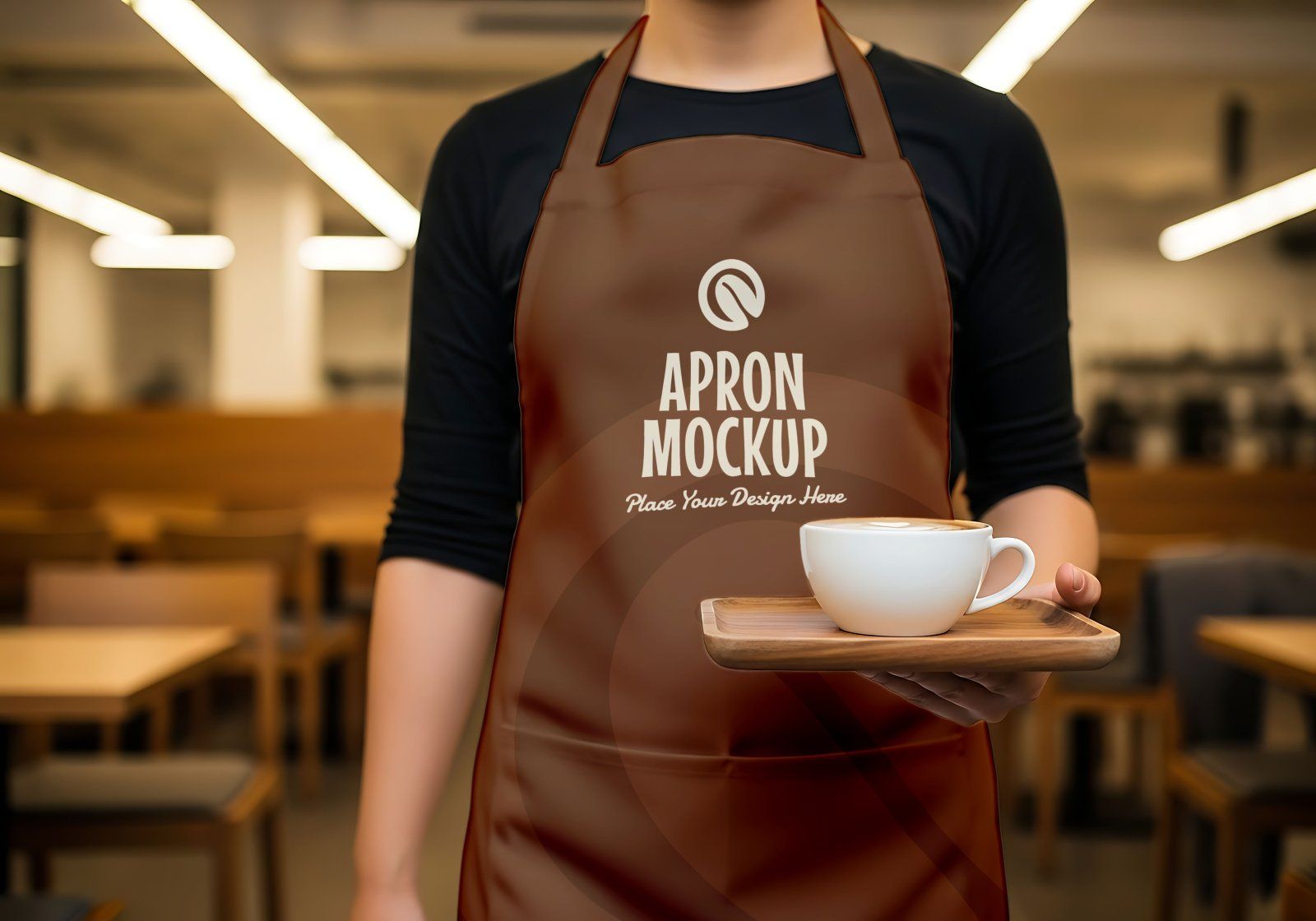 Premium Branding Cozy Black Coffee Shop Mockup — image 13