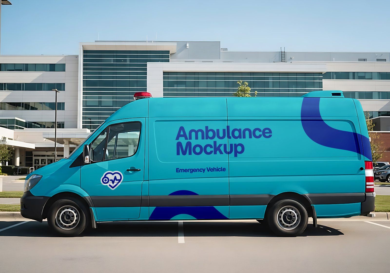 Hospital Mockup Bundle Vol.2 – Medical Branding PSD Pack (Ambulance, Nurse Uniform, Medicine Bottle, — image 10