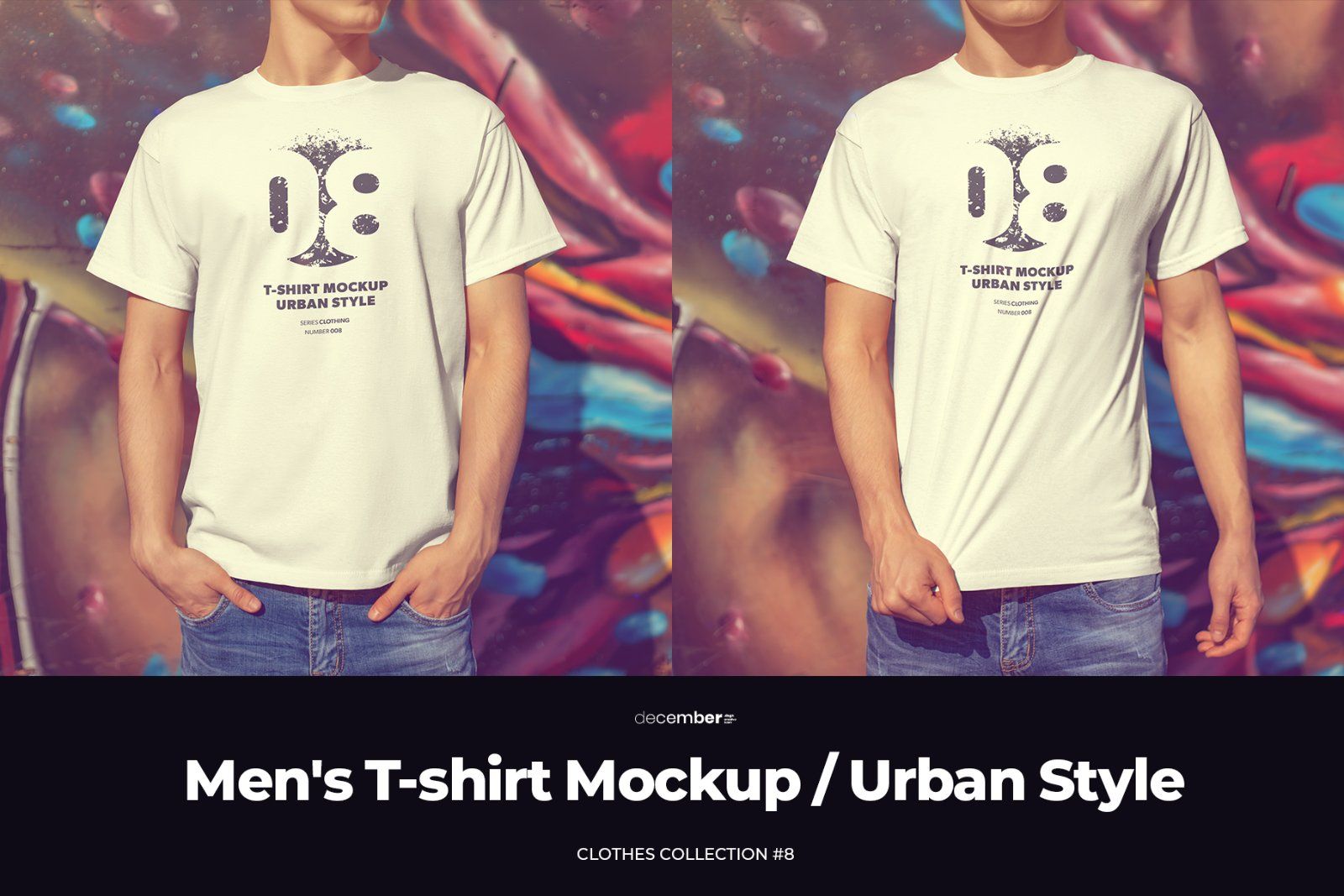 8 Mockups T-Shirts on the Man — image 1
