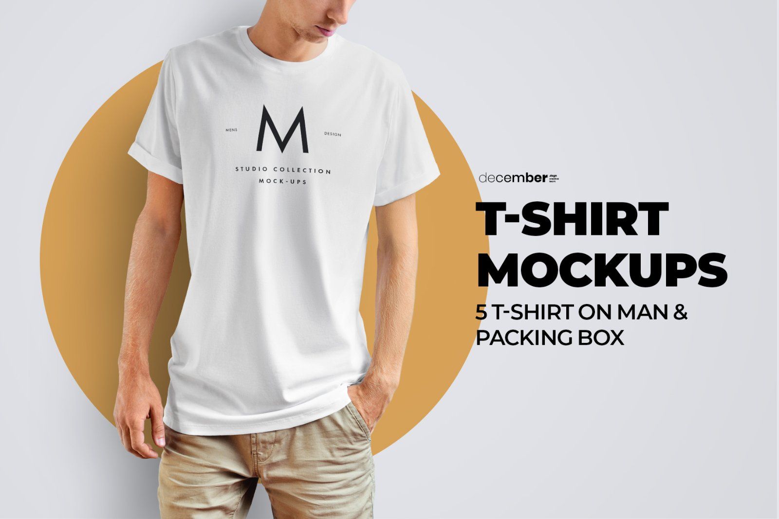 5 Mockups Long T-Shirts + 2 Mockups Packing Boxes — image 1