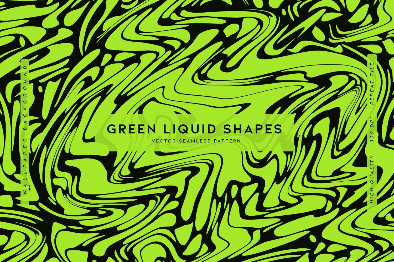 Green Liquid Shapes — image 1