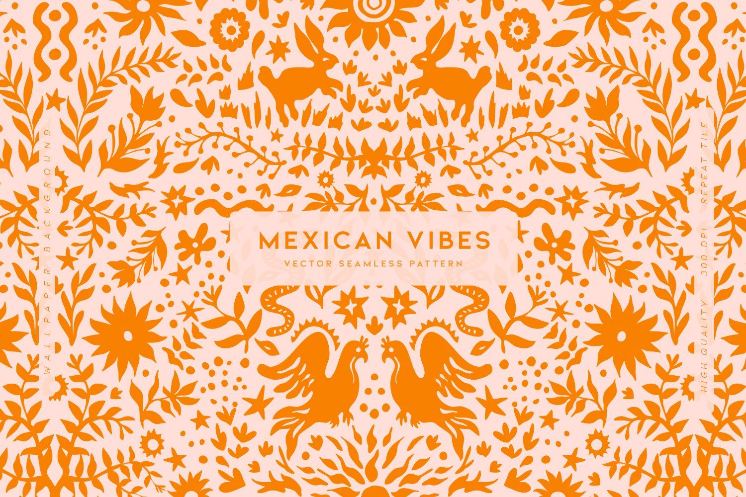 Mexican Vibes Seamless Pattern — image 1