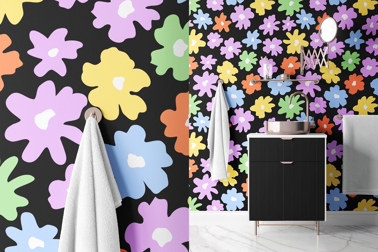 Groovy Flowers Seamless Pattern — image 7