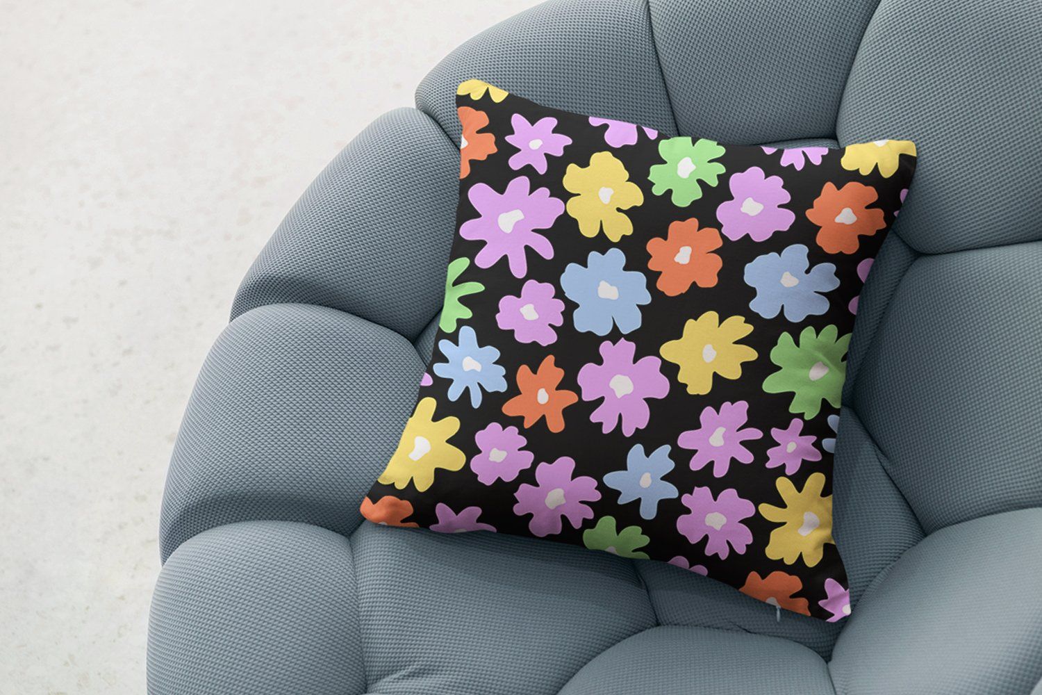 Groovy Flowers Seamless Pattern — image 6