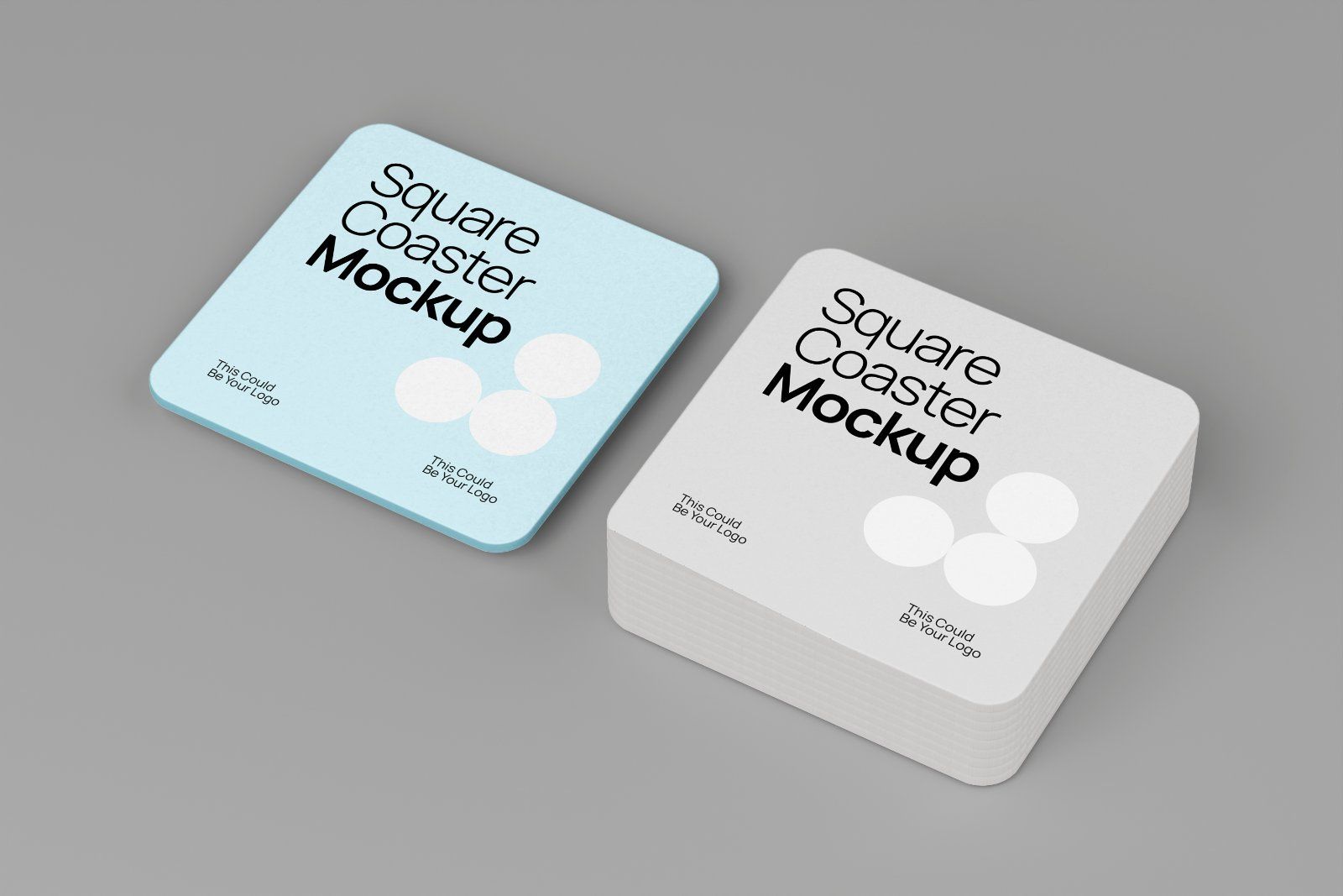 Square Coaster Mockup — image 2