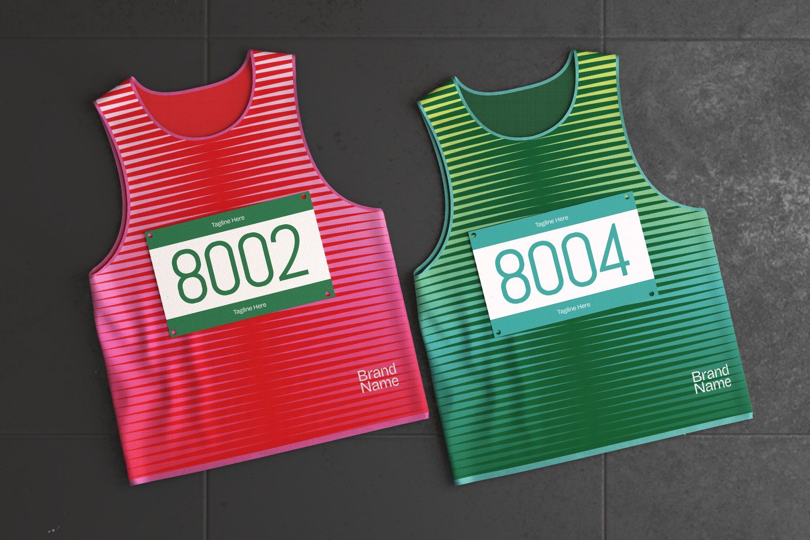 Bib Marathon On Jersey Mockup — image 2