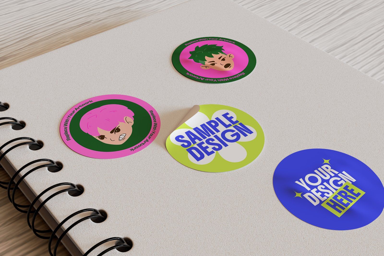Sticker Book Mockup — image 2