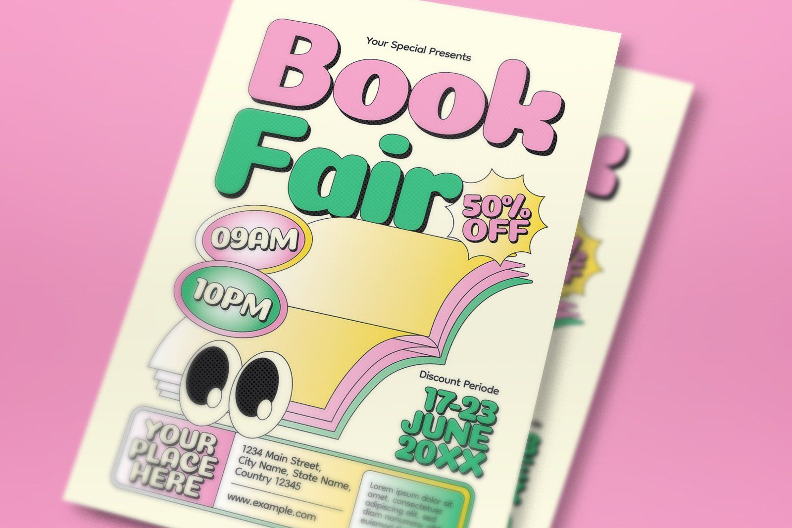 Book Fair Flyer Set — image 2