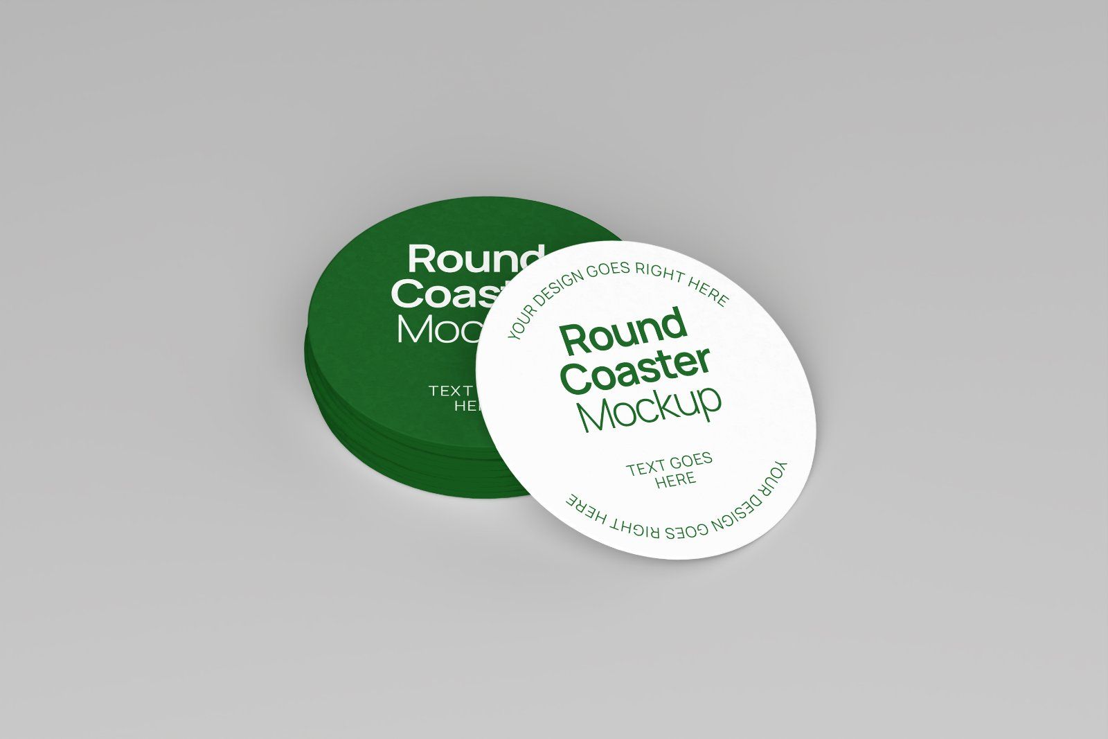 Round Coaster Mockup — image 2