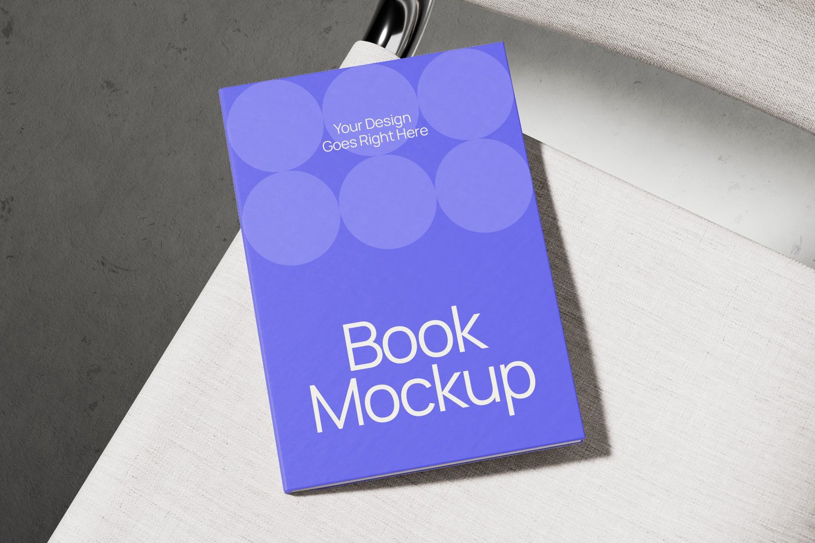 A4 Book On Chair Mockup — image 2