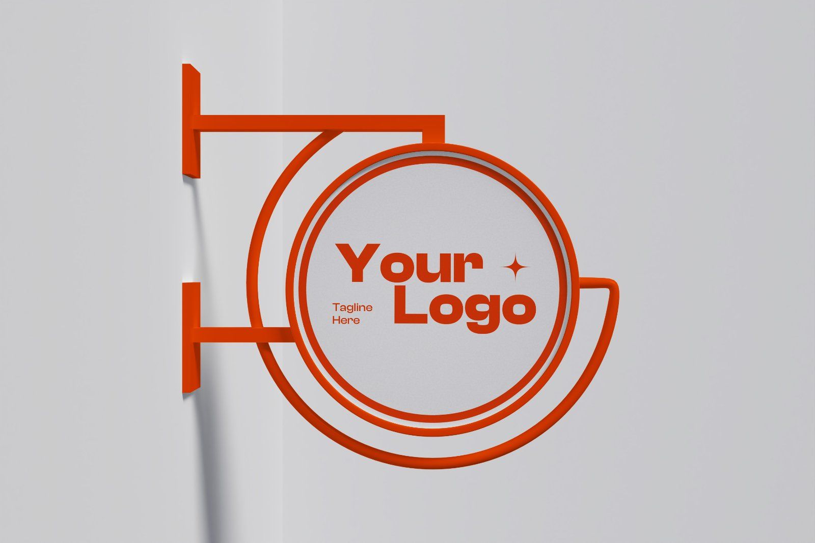 Rounded Sign Mockup — image 2