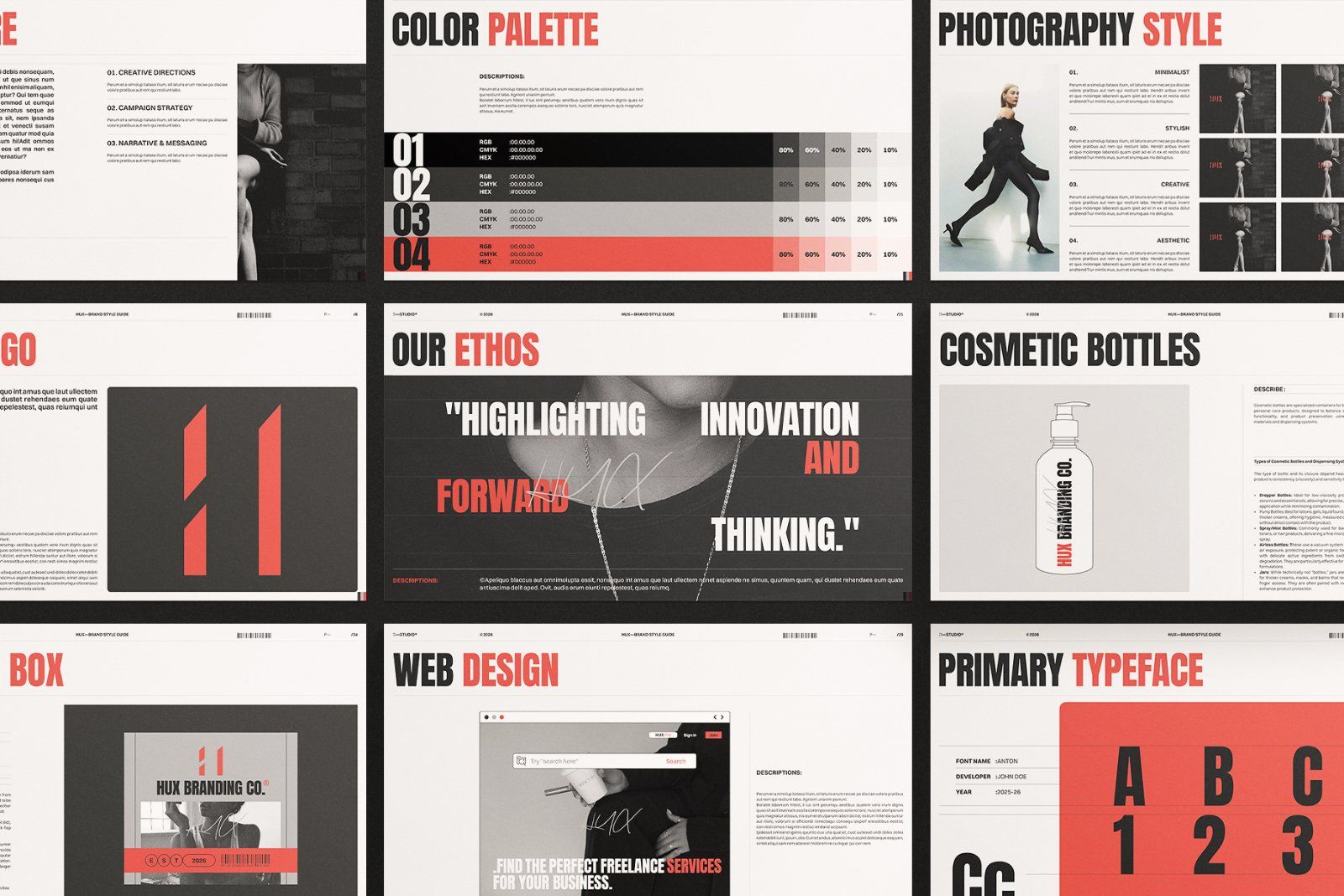 Brand Guidelines Presentation Design Template — image 3