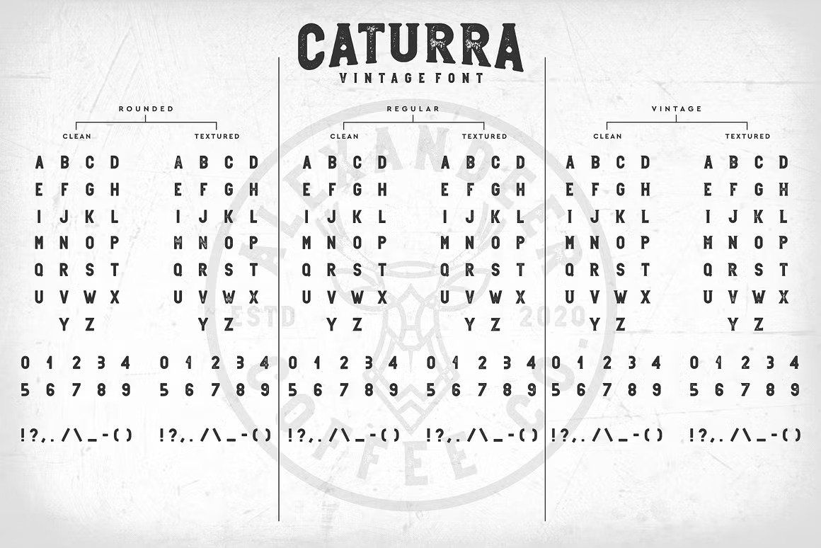 Caturra Vintage Font — image 2