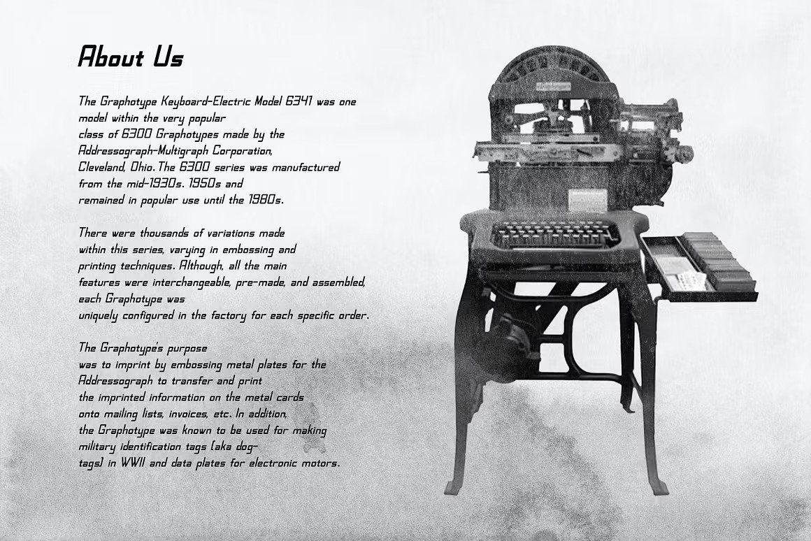 Graphotype Vintage Font — image 2