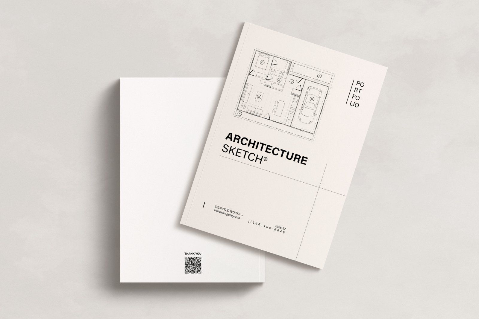 Architecture Sketch Design Portfolio Template — image 20