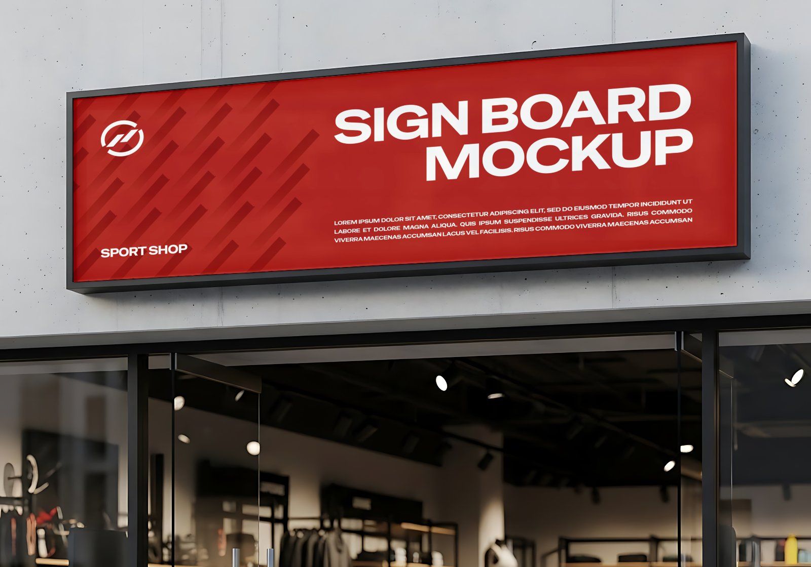 Sport Store Mockup Bundle 15 Mockup PSD – Retail Signage, Apparel & Equipment Branding — image 13