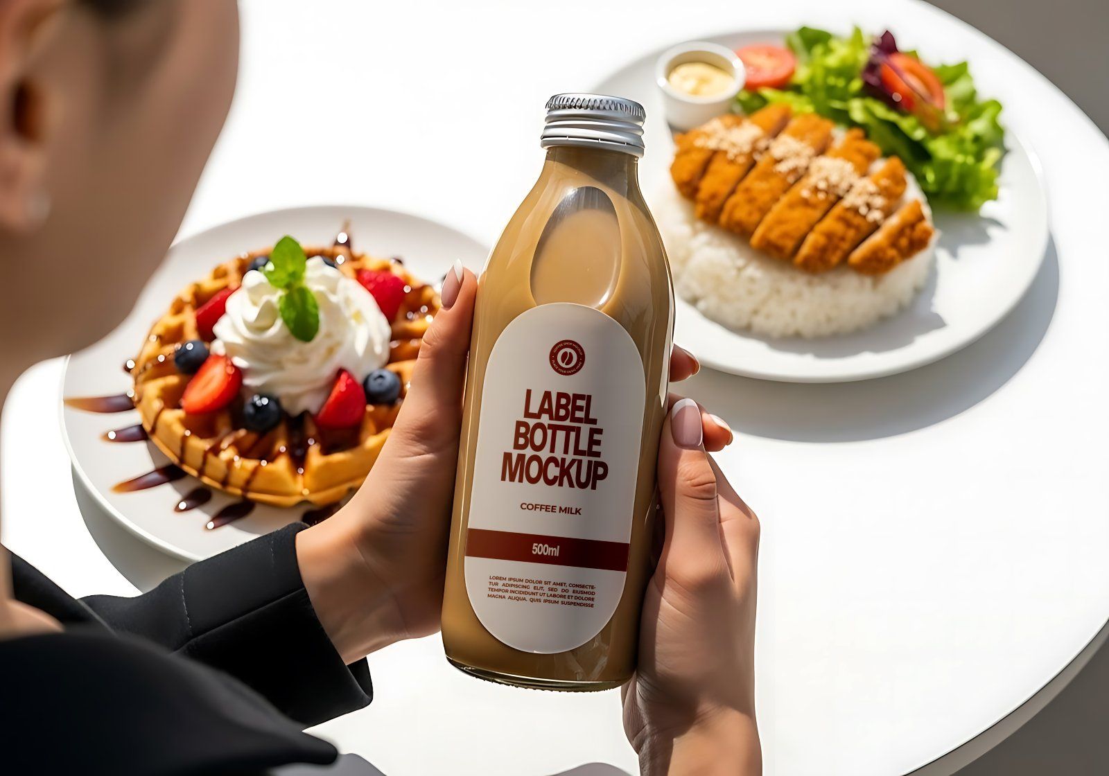 Premium Branding Brown Cafe Coffee Shop Mockup — image 2