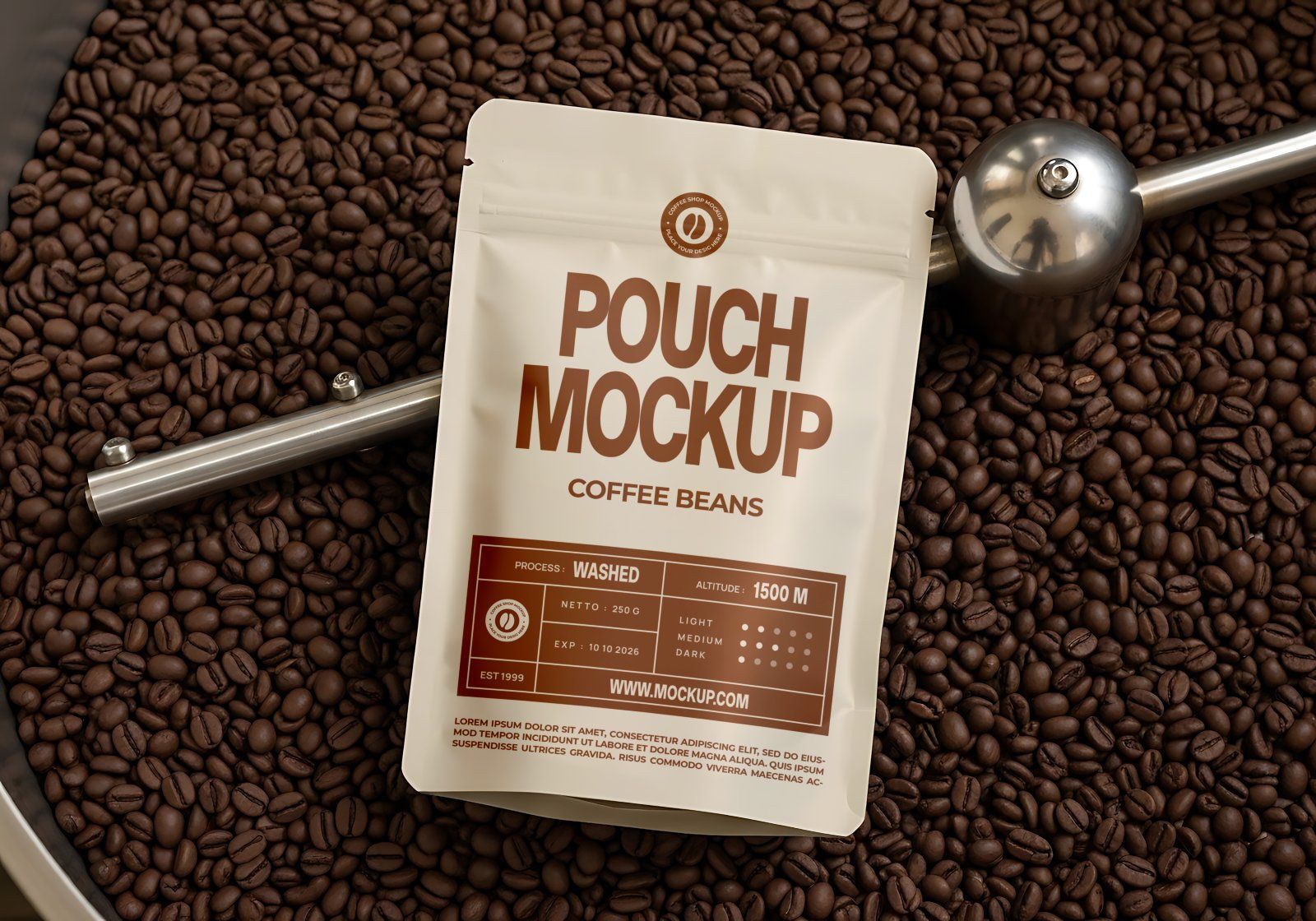 Premium Branding Brown Cafe Coffee Shop Mockup — image 4