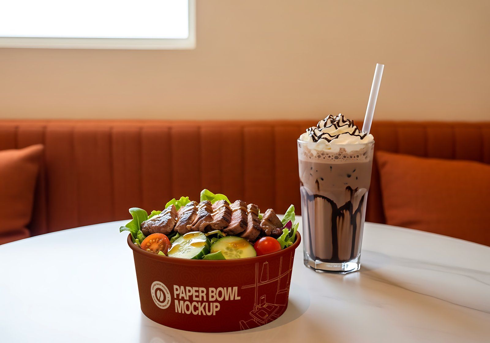 Premium Branding Brown Cafe Coffee Shop Mockup — image 5