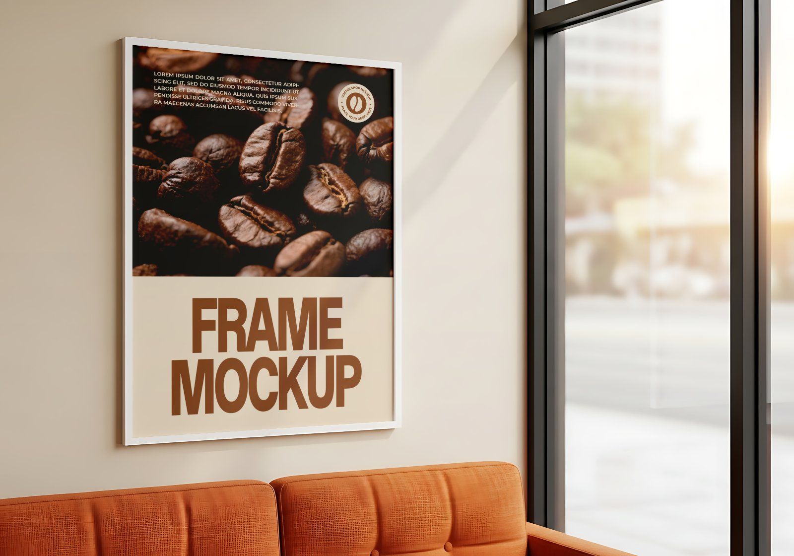 Premium Branding Brown Cafe Coffee Shop Mockup — image 6